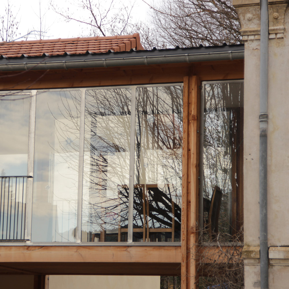 Extension d’une maison dans une grange